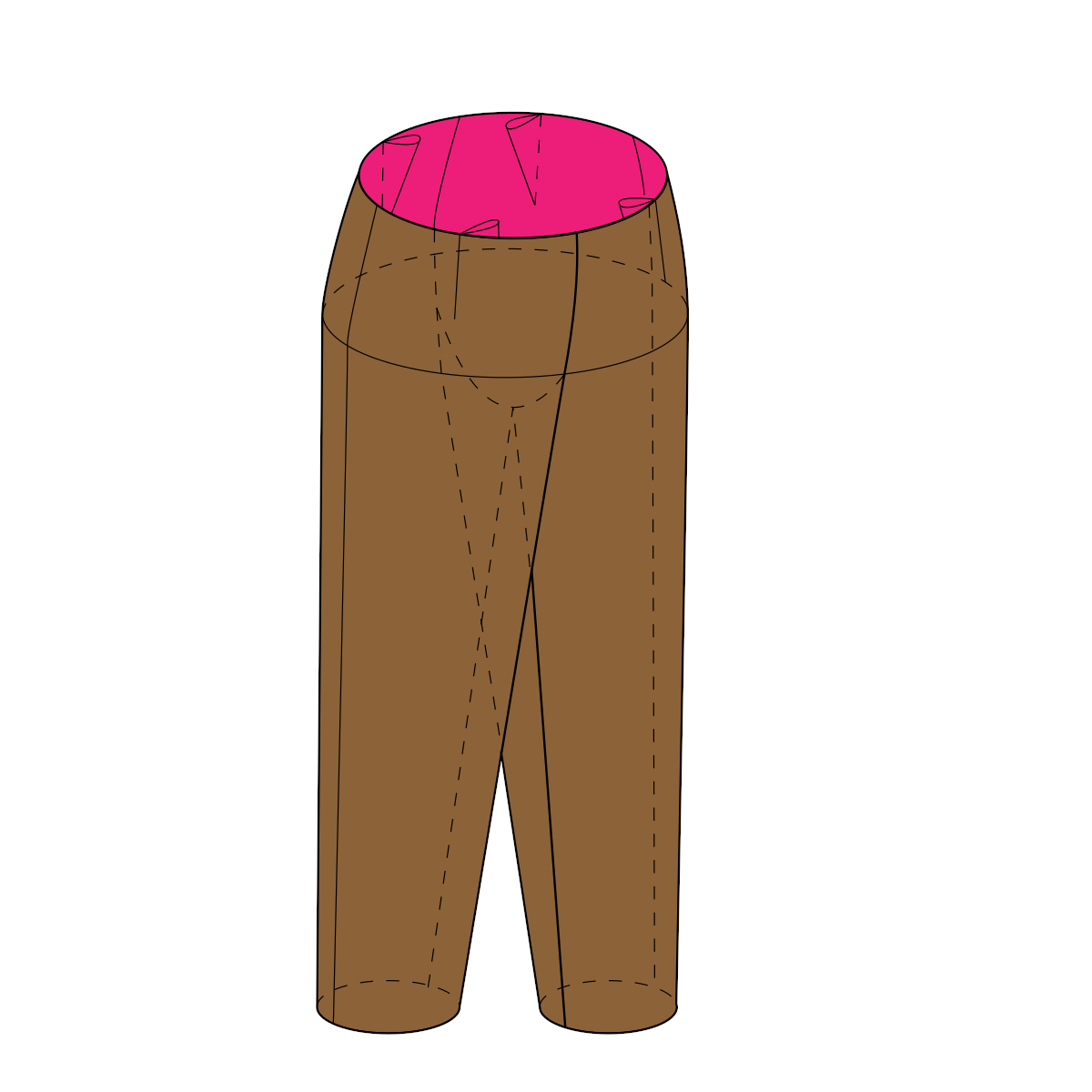 The base of pants for women according to the method of Muller and Son (russian language).