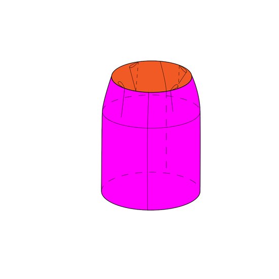 The base base of a straight skirt according to the design method of the CNIIShP (russian language)