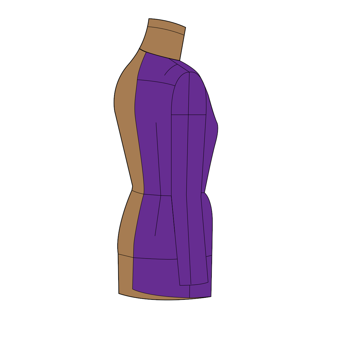 Set of sleeves to the base of a dress of a semi-fitted silhouette according to the method of M. Muller and Son (russian language)