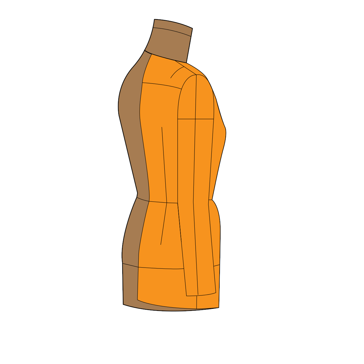 Set of sleeves to the base of a dress of a semi-fitted silhouette according to the method of M. Muller and Son (russian language)