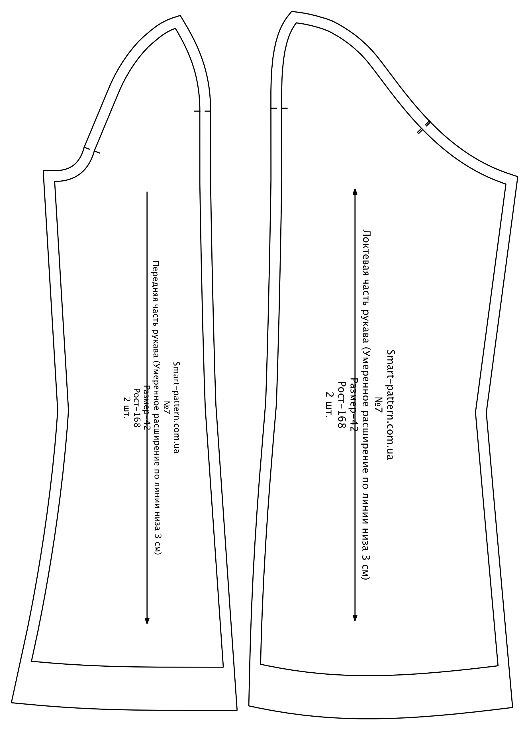 Set of sleeves to the base of a dress of a semi-fitted silhouette according to the method of M. Muller and Son (russian language)