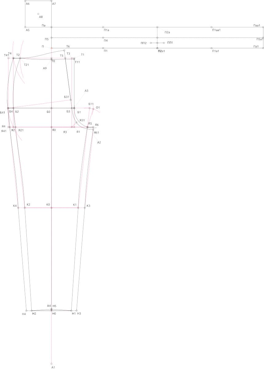 Knit trouser base